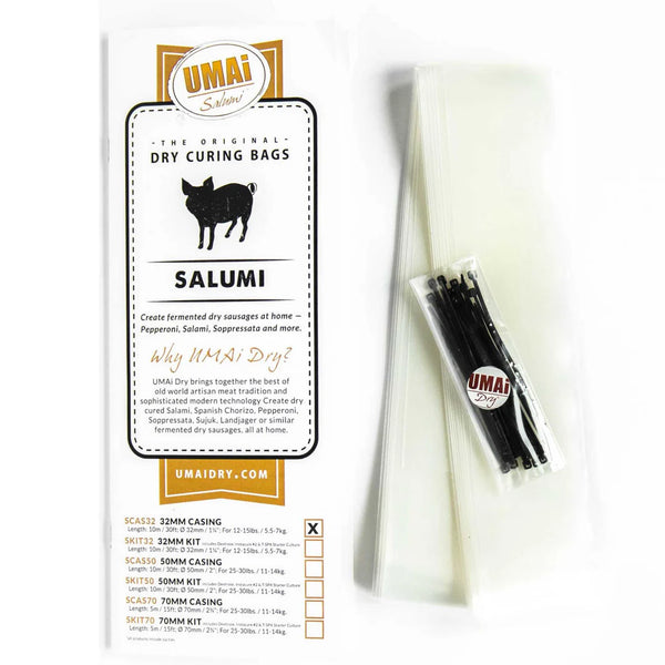 Dry Sausage Casing Packet 32mm